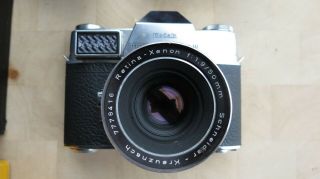 Vintage Kodak Retina Reflex III 35mm Camera lenses plus Boxs 5