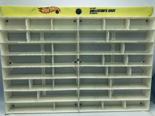 Vintage 1968 Hot Wheels Collector ' s Case by Mattel - 48 Adjustable Compartments 8