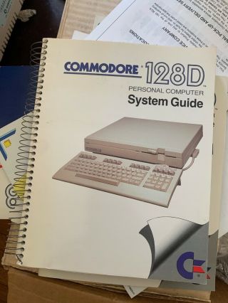 Vintage Commodore 128D Personal Computer / Model Number C128D Complete /box Rare 5