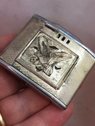 Vintage FUJI B Pocket Lighter With Hidden Mirror 2