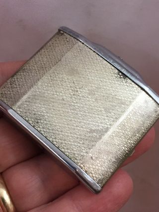 Vintage FUJI B Pocket Lighter With Hidden Mirror 4