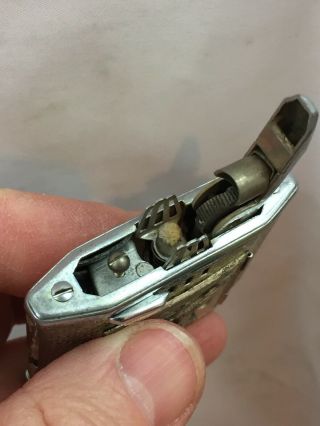 Vintage FUJI B Pocket Lighter With Hidden Mirror 5