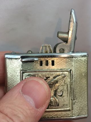 Vintage FUJI B Pocket Lighter With Hidden Mirror 6