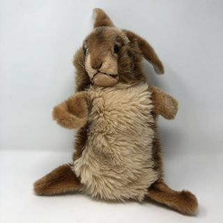 Steiff Vintage Jolly Hase Rabbit Bunny Hare Puppet Plush With Ear Tag