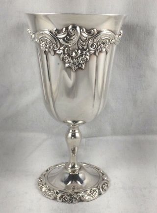 Baroque By Wallace Silver Plate Goblet (s) Older Decorated 6 "