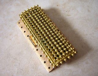 Fine Antique Georgian Pinchbeck Clasp For Bracelet In Yellow Tone Gold