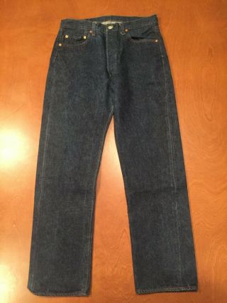 Vtg 70 ' s 80 ' s Levi ' s 501 No Big E Denim Jeans 35 x 34 (33 x 31) 4
