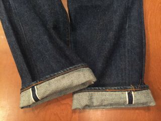 Vtg 70 ' s 80 ' s Levi ' s 501 No Big E Denim Jeans 35 x 34 (33 x 31) 5