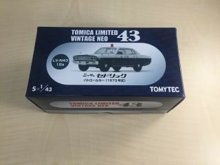 Tomica Limited Vintage Lv - N43 - 12a Cedric Police Car