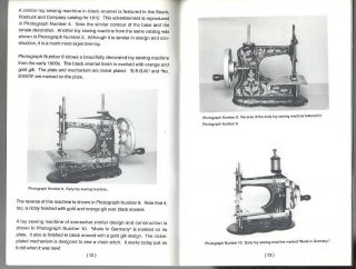 Collector ' s Guide To Toy Sewing Machines 1991 Darryl Matter 3