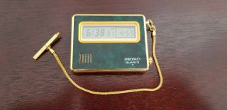 Vintage Seiko Travel Alarm Clock Rare