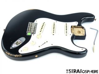 Loaded Fender Vintage 50s Road Worn Strat Body Stratocaster Relic Black