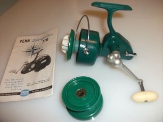 Vintage Penn 710 Spinfisher Spinning Reel In W/Extra Spool 8