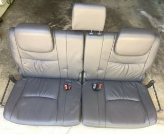 Lexus Gx470 2003 - 2009 3rd Row Seats Gray Charcoal & Rare Middle Headrest Mustgo