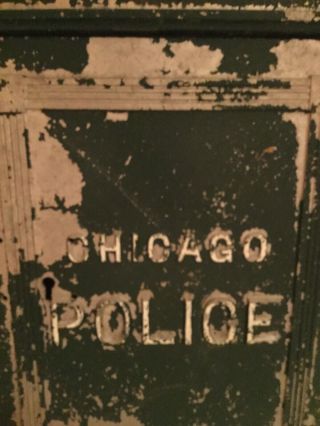 Vintage 1950s Chicago Police Call Box 10