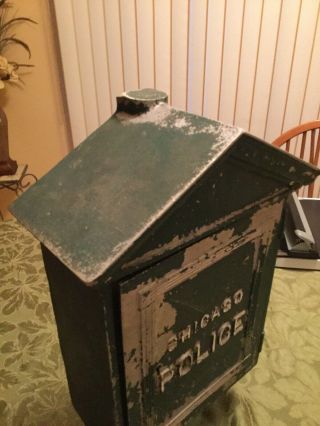 Vintage 1950s Chicago Police Call Box 3