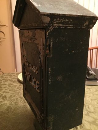 Vintage 1950s Chicago Police Call Box 4