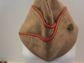 Ww2 Us Army Air Corps Garrison Cap,  5th Air Force Comes W/honorable Discharge Pi