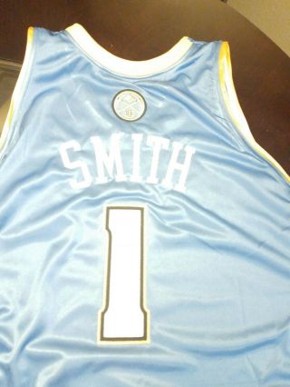 Jr Smith Denver Nuggets Game - Worn Pro Cut Jersey.  Very Rare Very Hard To Find.