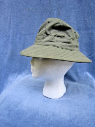 Nos World War Two Ww2 Herringbone Twill Boonie " Daisy Mae " Hat Size 6 7/8
