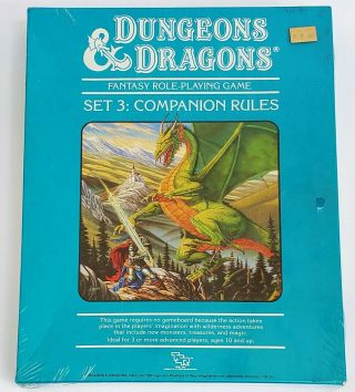 Vintage Dungeons & Dragons Set 3: Companion Rules Factory