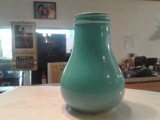 Vintage Antique Fiesta Turquoise Color Syrup Jar - No Spout - Look