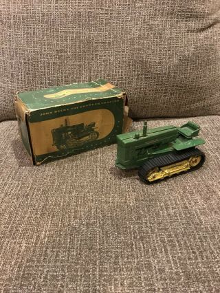 Vintage Ertl Eska John Deere 40 Farm Toy Tractor Crawler Bulldozer W/box