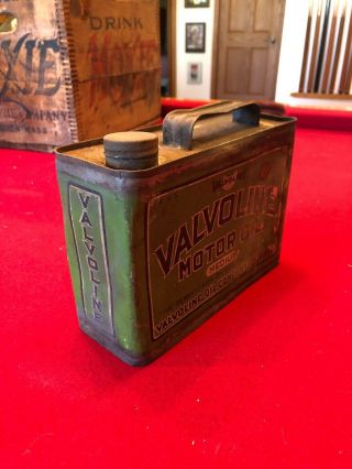 Vintage Valvoline Motor Oil Can 8