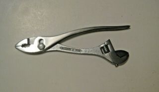 Nos Vintage Diamond Tool & Horseshoe Co.  Duluth Handyboy Dh18 Wrench Pliers Tool
