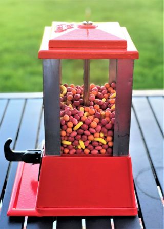 Vintage SUN 5 Cent Squirrel Brand Nuts Bulk Candy Vending Machine 7