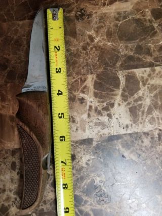 Vintage Gerber Walnut Handle Folding Knife