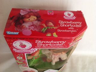 Vintage Strawberry Shortcake Doll With Strawberrykin Berrykin Rare 3