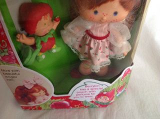 Vintage Strawberry Shortcake Doll With Strawberrykin Berrykin Rare 8