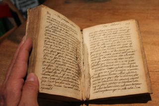 c1600 Latin Handwritten manuscript book 400p physica logica RARE 8