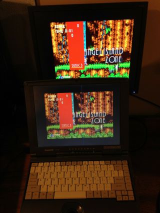 PANASONIC TOUGHBOOK CF - 45 Laptop WINDOWS 98 vintage retro gaming tough cf 45 4