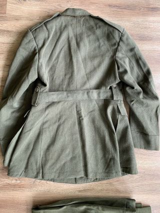 WWII / WW2 U.  S.  Marines USMC,  Officer’s Service Coat Pants Named,  2nd Infantry 5