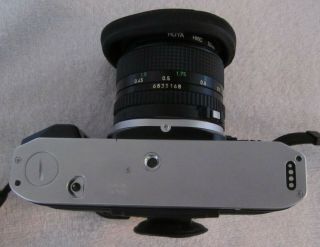 Vintage Canon AE - 1 Program 35mm SLR Camera FD 50mm 1.  4,  Leather Case 6