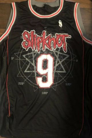 Vintage Slipknot 2xl Concert Shirt Basketball Jersey Korn 9 Rare