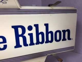 Vintage Pabst Blue Ribbon Lighted Beer Sign EXTREMELY RARE 5