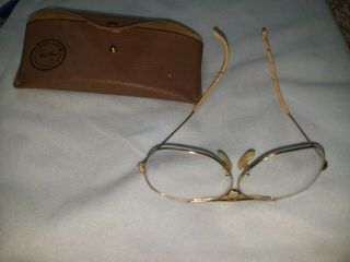 Vintage Ray - Ban Bausch And Lomb Shooting Glasses Clear Lenses