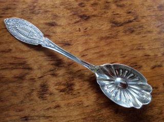 Shiebler Sterling Silver Serving Spoon With Floral? Bowl Princess By Polhamus Gw