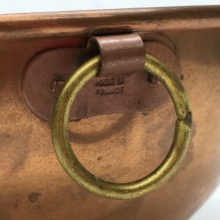 Vintage Mauviel Copper Mixing Bowl French Williams - Sonoma 12.  5 