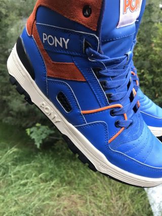 Pony High Tops 80s Vintage Retro Mens Shoes Sneakers Size 11 Classic Rare