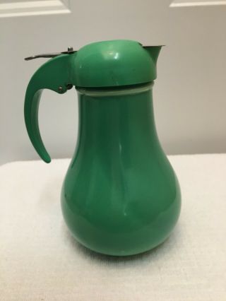 Vintage Green Fiesta Syrup Dispenser