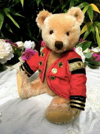 Antique / Vintage 14 Inch Steiff German Teddy Bear With Button 1950