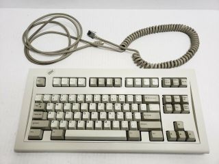 Vintage Ibm Space Saving Keyboard 1397681 Usa 1992 Usa Htf