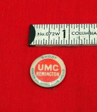 Umc Remington Celluloid Lapel Pin/pinback,  Ca.  1920 