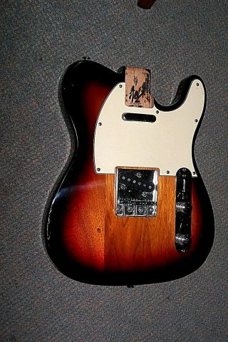 Vintage Fender Squier Telecaster Tele Sunburst