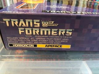 1987 Transformers Vintage Series 4 Headmaster Horrorcon Apeface 6
