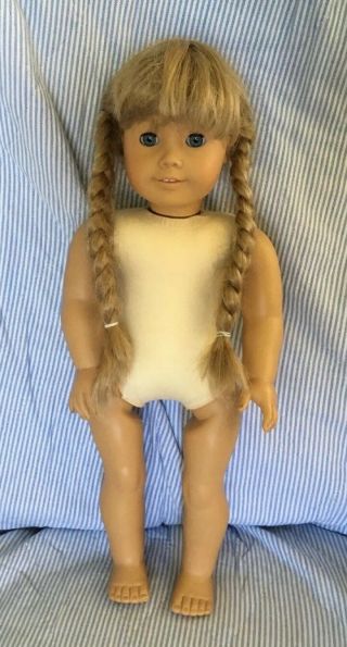 Pre - 1991 Pleasant Company American Girl 18 " White Body Kirsten Larson Doll